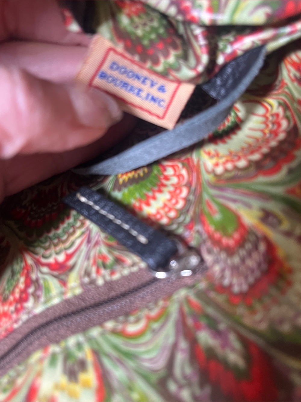 Dooney & Bourke Black Pebbled Leather Satchel with Double Handles - Picture 7 of 7